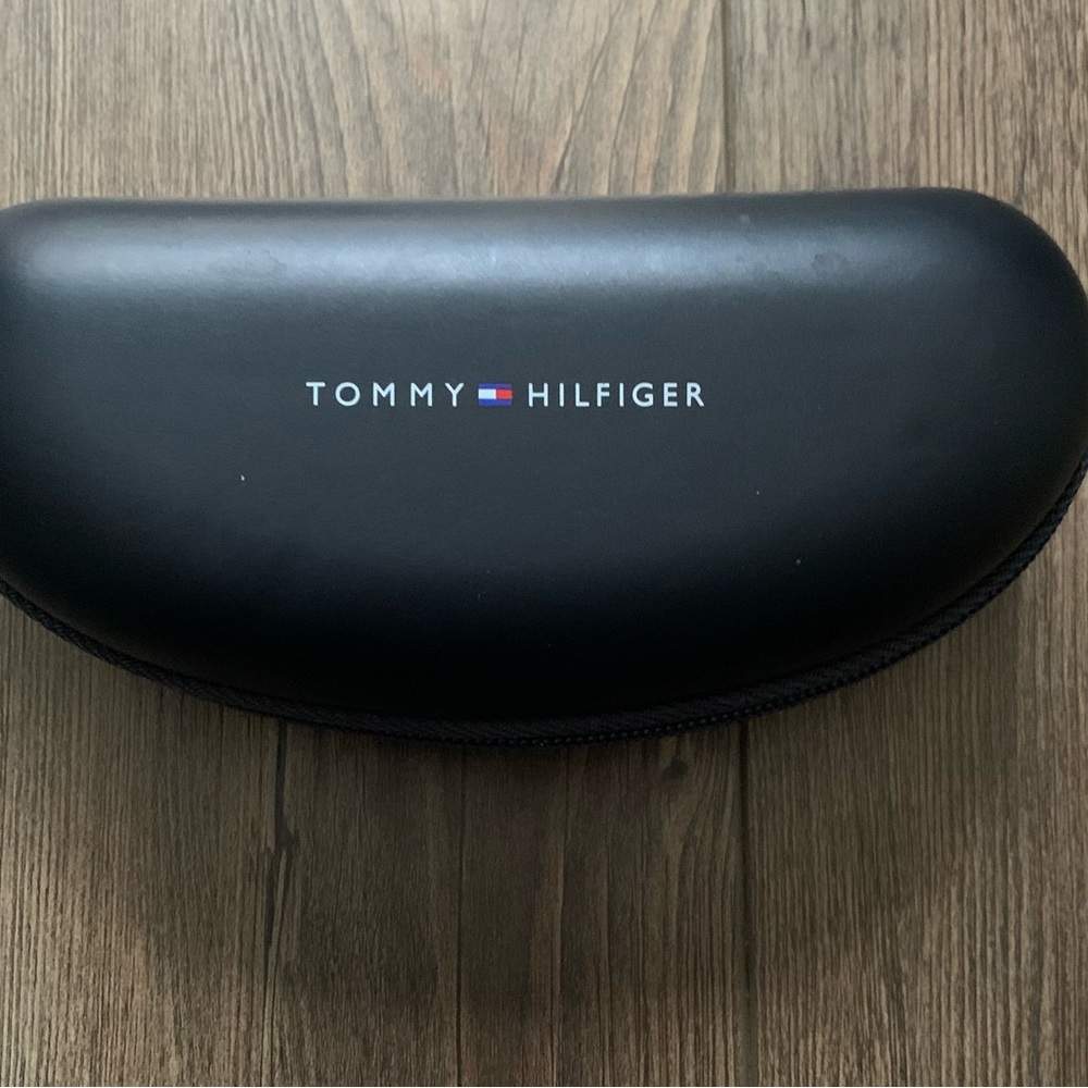 Tommy Hilfiger Navy Blue Glasses Case